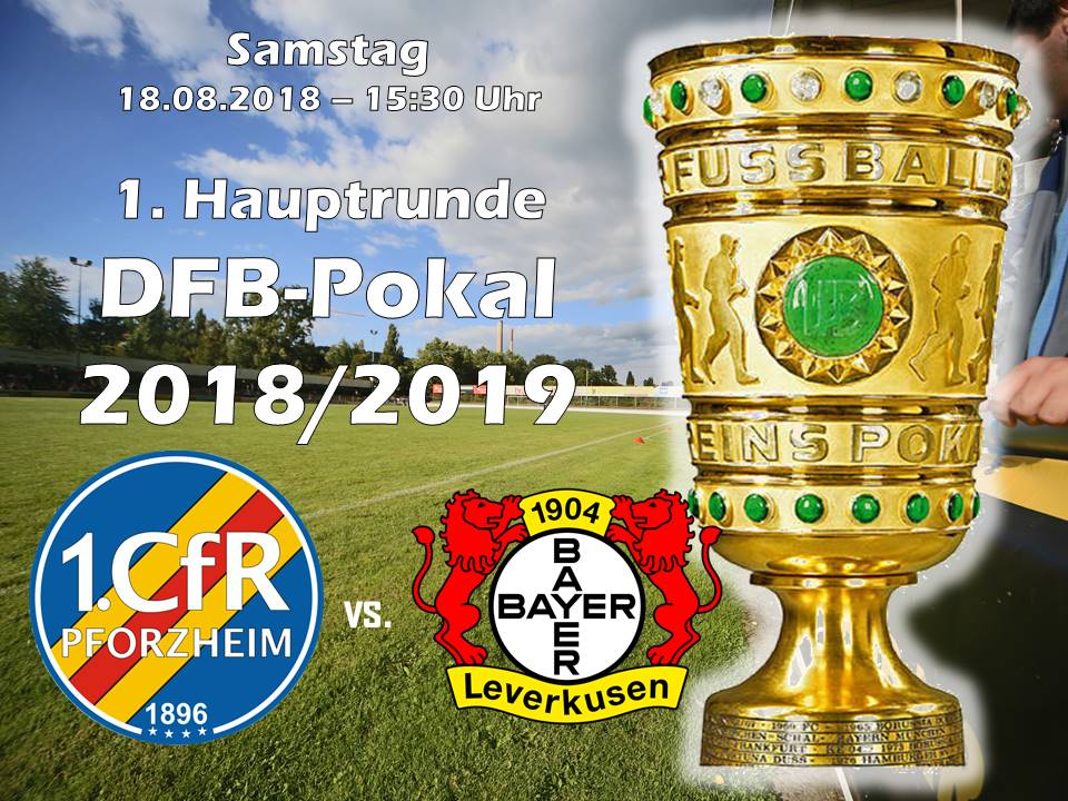 DFB-Pokalspiel Leverkusen am 18.08.2018