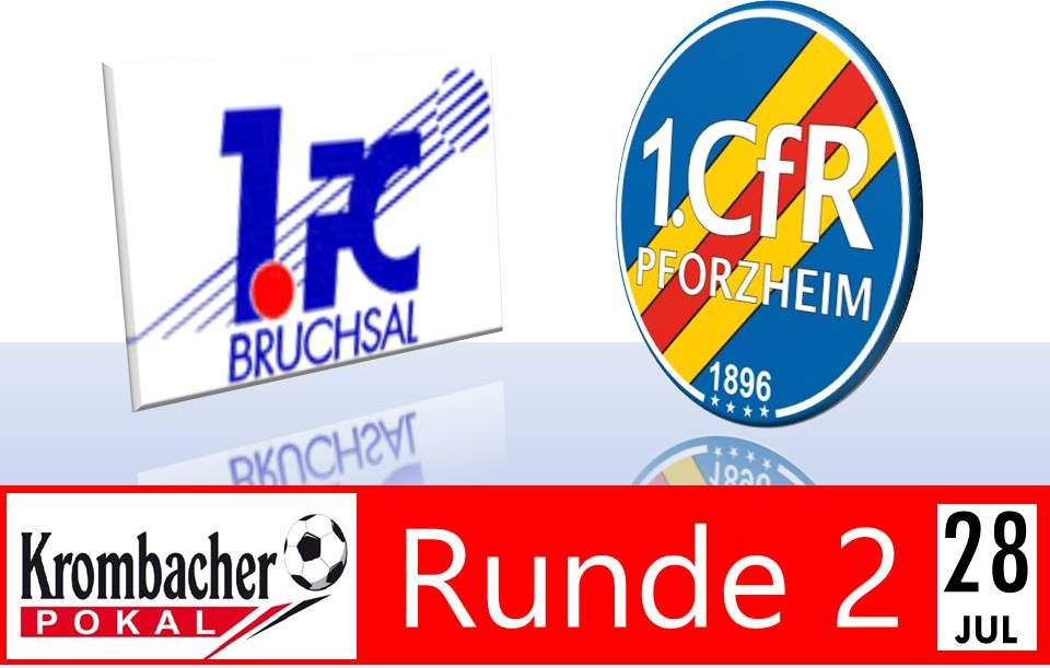 Pokalspiel 2. Runde in Bruchsal terminiert
