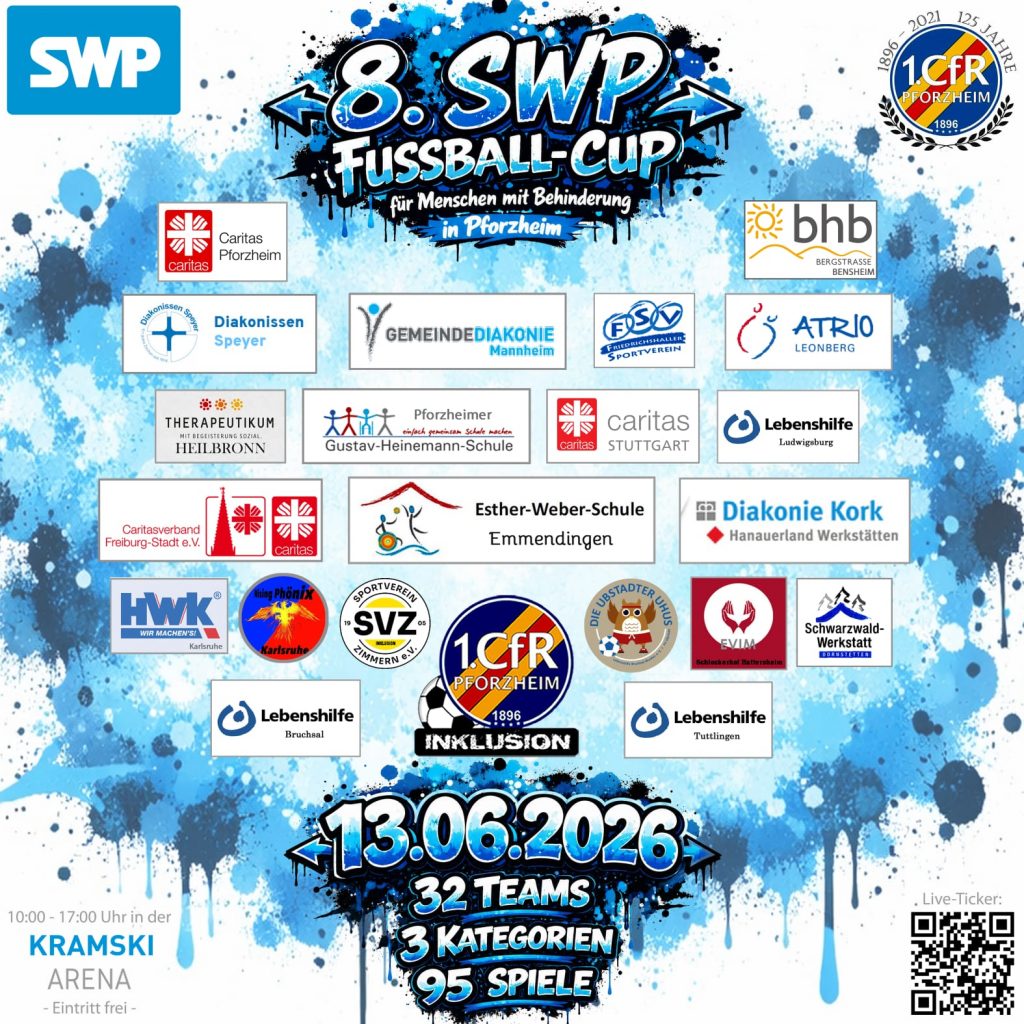 Samstag: 8. SWP-Cup des 1. CfR Pforzheim