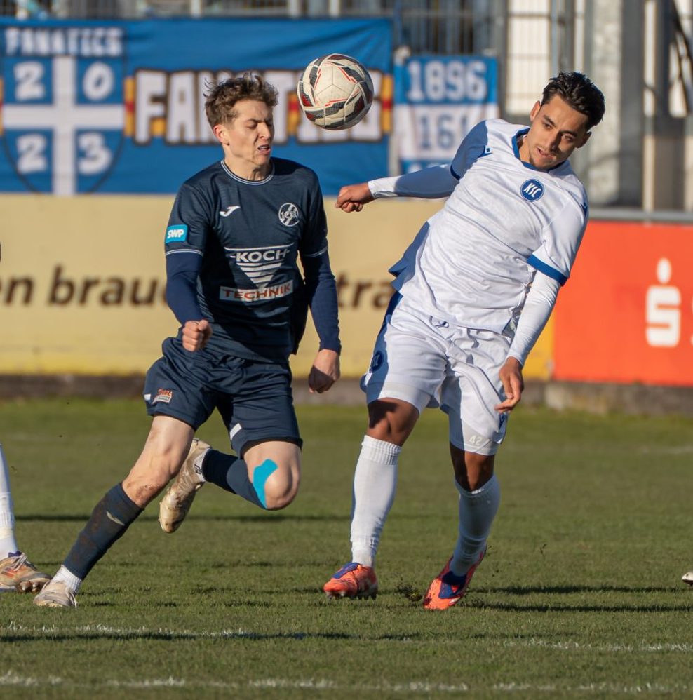 CfR gibt Führung aus der Hand – KSC II dreht intensives Derby spät