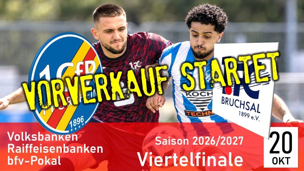 Pokal-Viertelfinale - Ticketvorverkauf